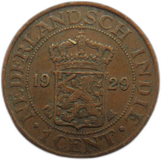 1929 Netherlands East Indies One Cent Coin