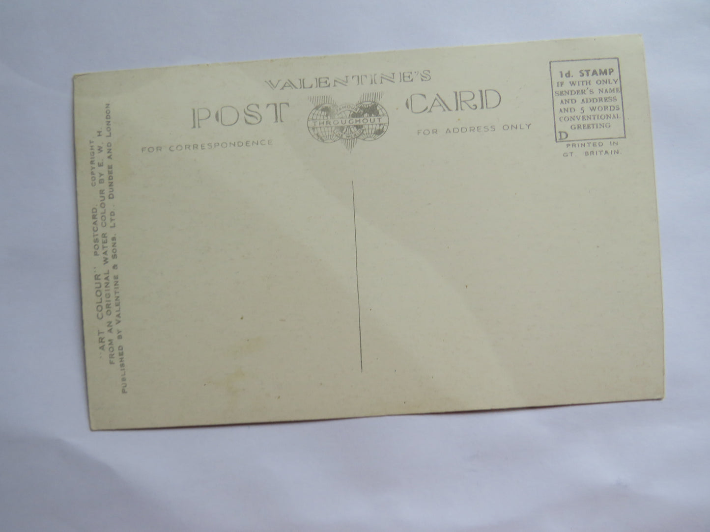 Vintage Postcard of Three Counties View, Symonds Yat