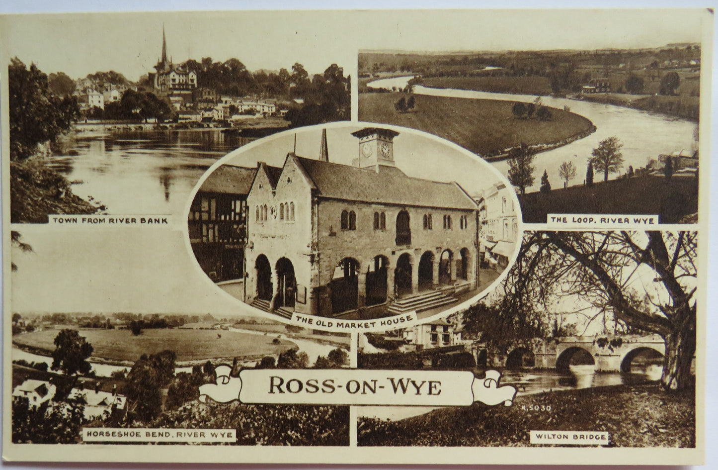 Vintage Postcard of Ross-On-Wye