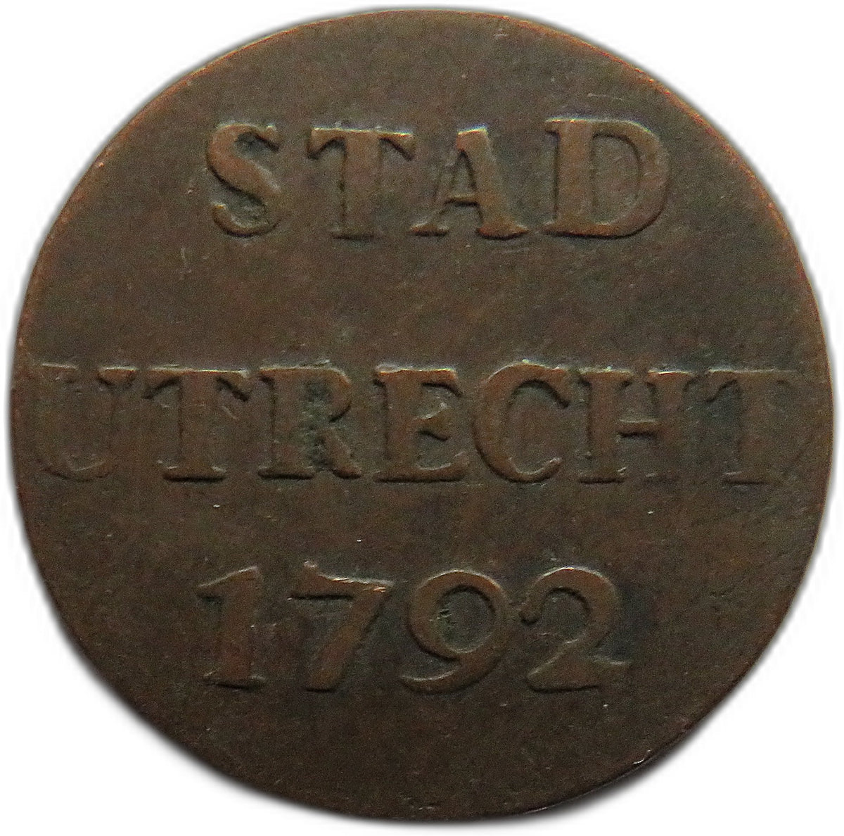 1792 Netherlands Utrecht Duit Coin