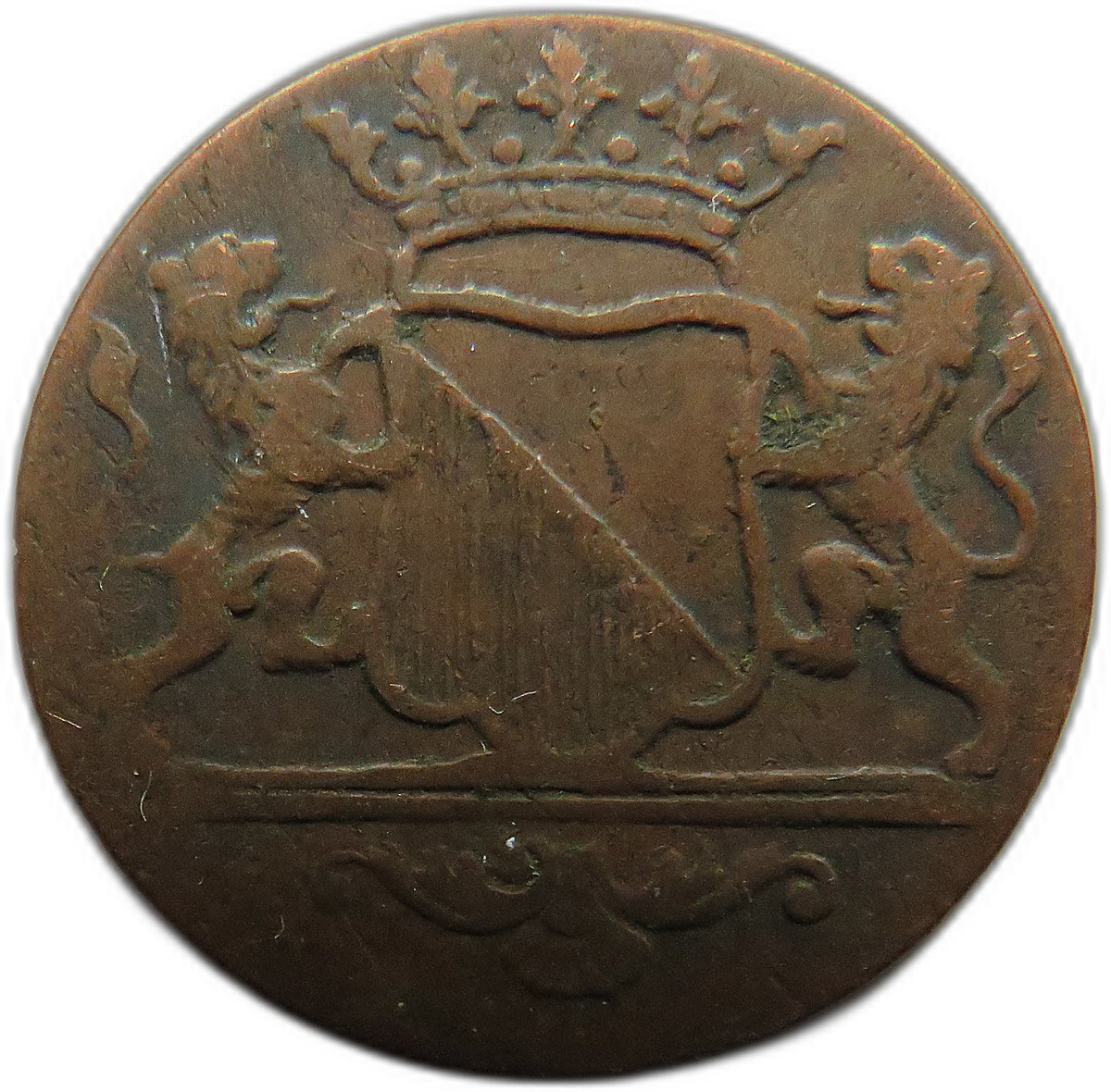 1792 Netherlands Utrecht Duit Coin