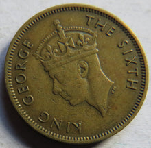 Load image into Gallery viewer, 1950 King George VI Hong Kong 10 Cents Coin
