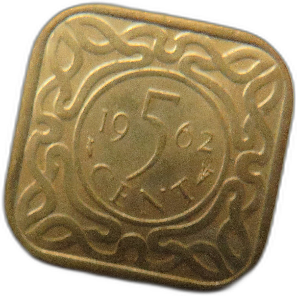 1959 Suriname 5 Cents Coin