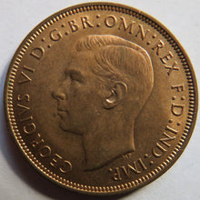 Load image into Gallery viewer, 1948 King George VI One Penny Coin High Grade Great Britain
