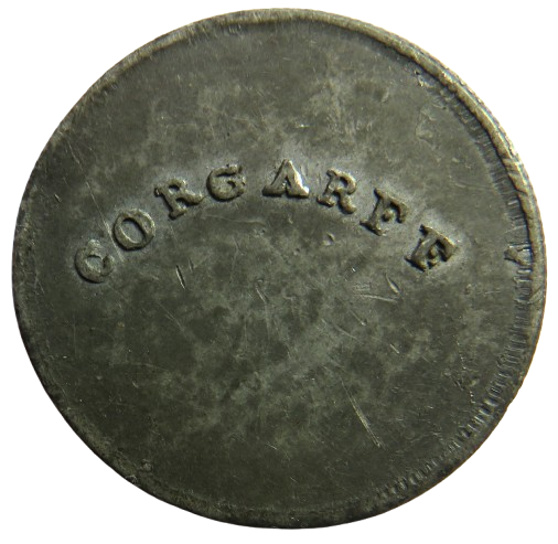 19thC Corgarff Scottish Church Communion Token