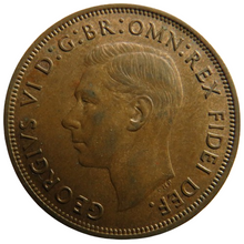 Load image into Gallery viewer, 1949 King George VI One Penny Coin Great Britain
