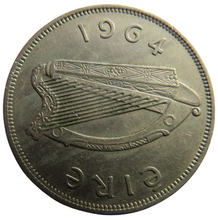 Load image into Gallery viewer, 1964 Ireland Halfcrown Coin
