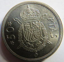 Load image into Gallery viewer, 1975 Spain 50 Pesetas Coin High Grade
