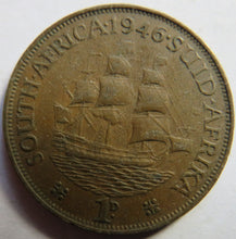 Load image into Gallery viewer, 1946 King George VI South Africa One Penny Coin
