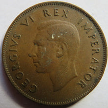 Load image into Gallery viewer, 1946 King George VI South Africa One Penny Coin
