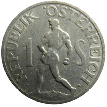 Load image into Gallery viewer, 1946 Austria One Schilling Coin
