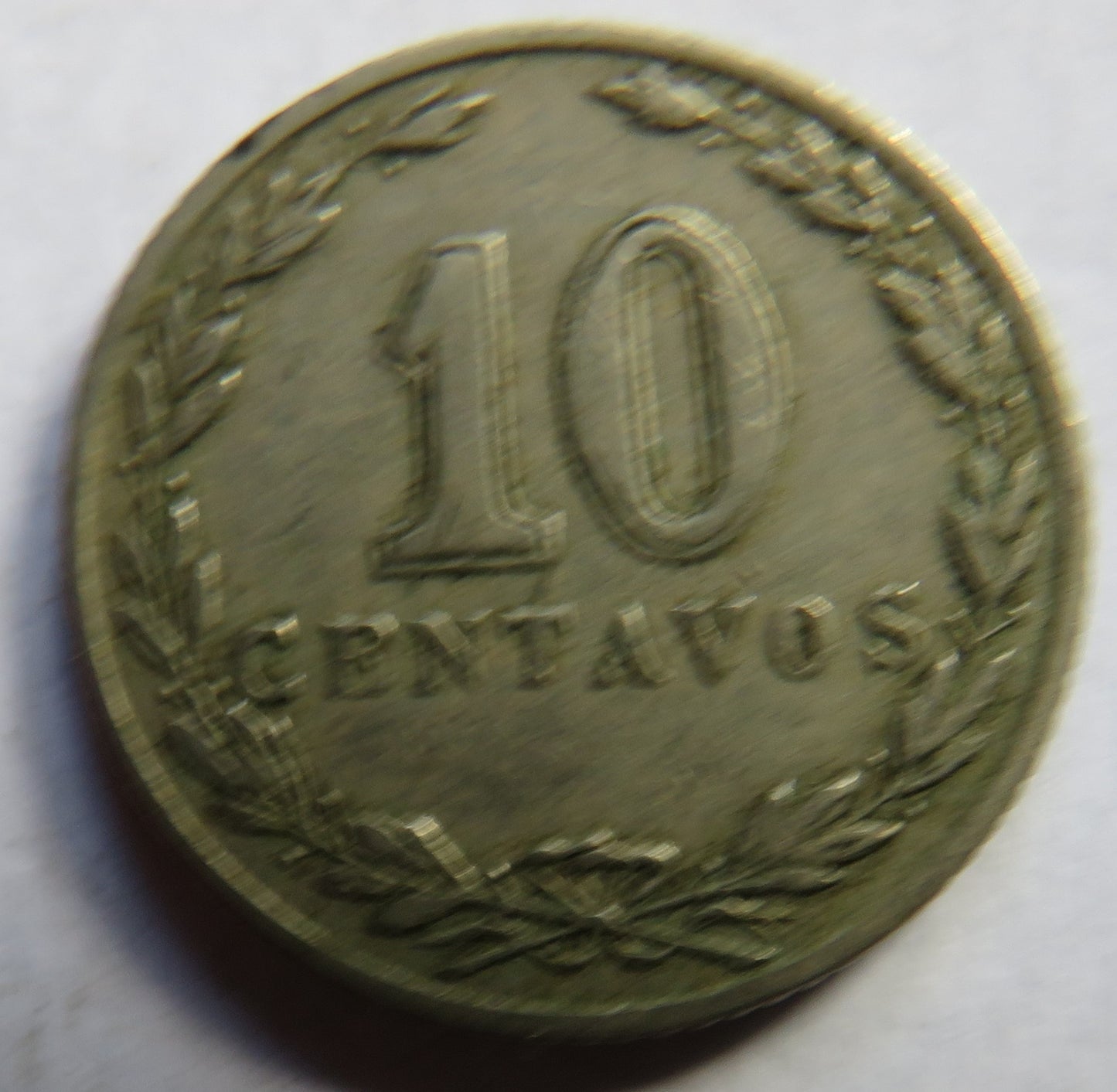 1905 Argentina 10 Centavos Coin