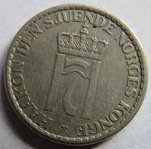 Load image into Gallery viewer, 1956 Norway One Krone Coin
