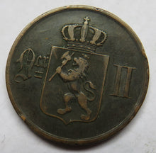 Load image into Gallery viewer, 1876 Norway 5 Ore Coin
