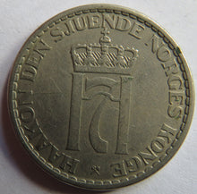 Load image into Gallery viewer, 1953 Norway One Krone Coin
