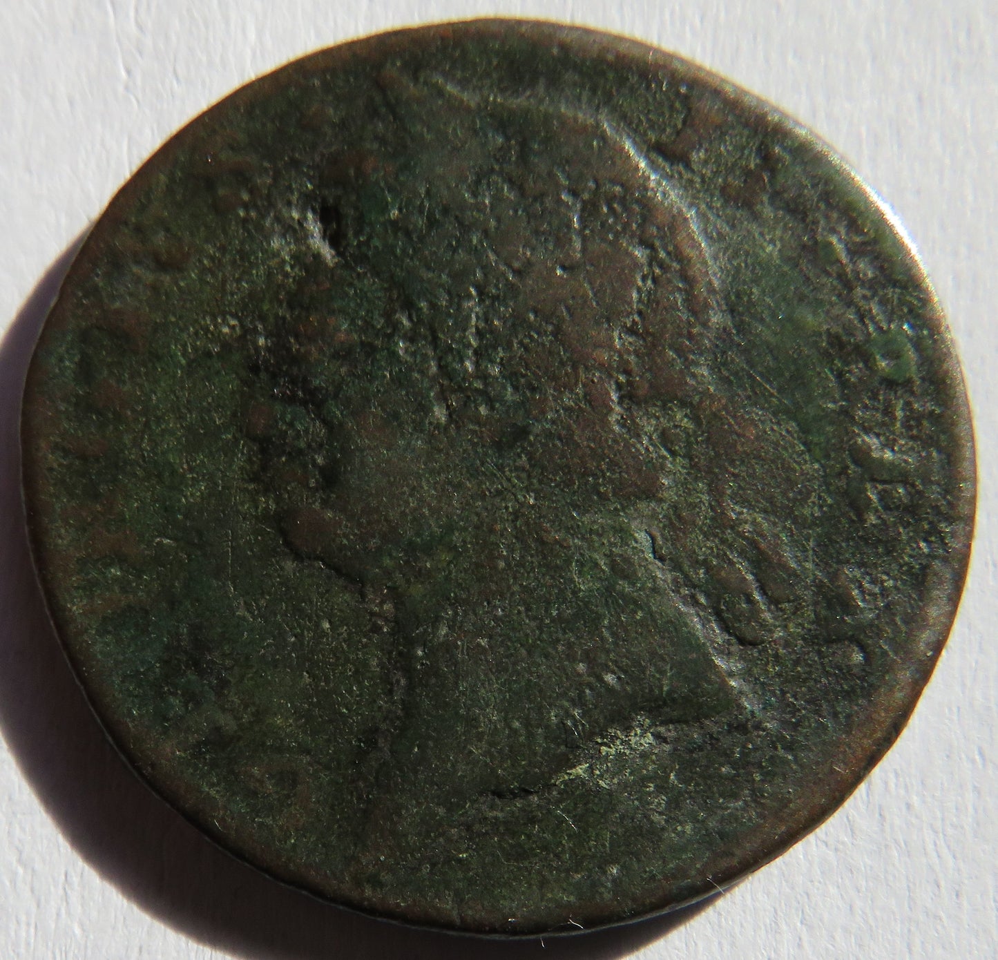 1760 Ireland Hibernia Halfpenny Coin