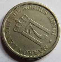 Load image into Gallery viewer, 1951 Norway One Krone Coin
