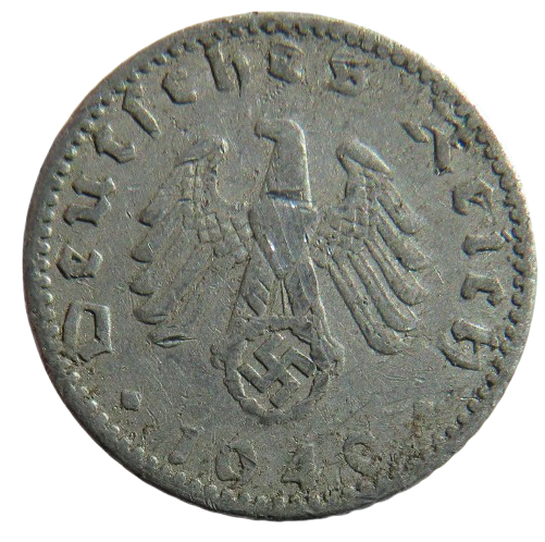 1940-A Germany - Third Reich 50 Reichspfennig Coin