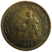 Load image into Gallery viewer, 1921 France One Franc Coin
