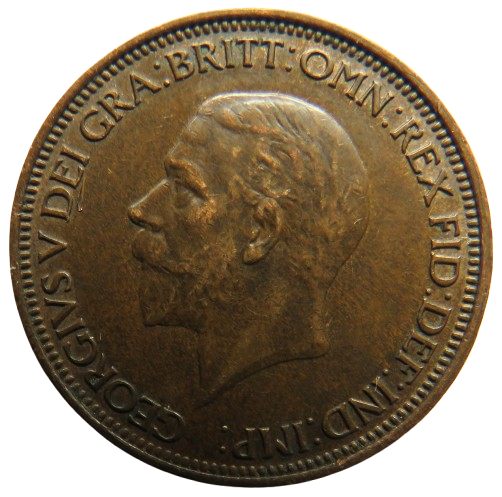 1933 King George V Halfpenny Coin In Better Grade - Great Britain