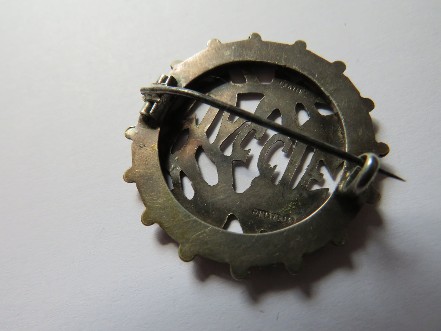 Antique Sterling Silver "Maggie" Brooch