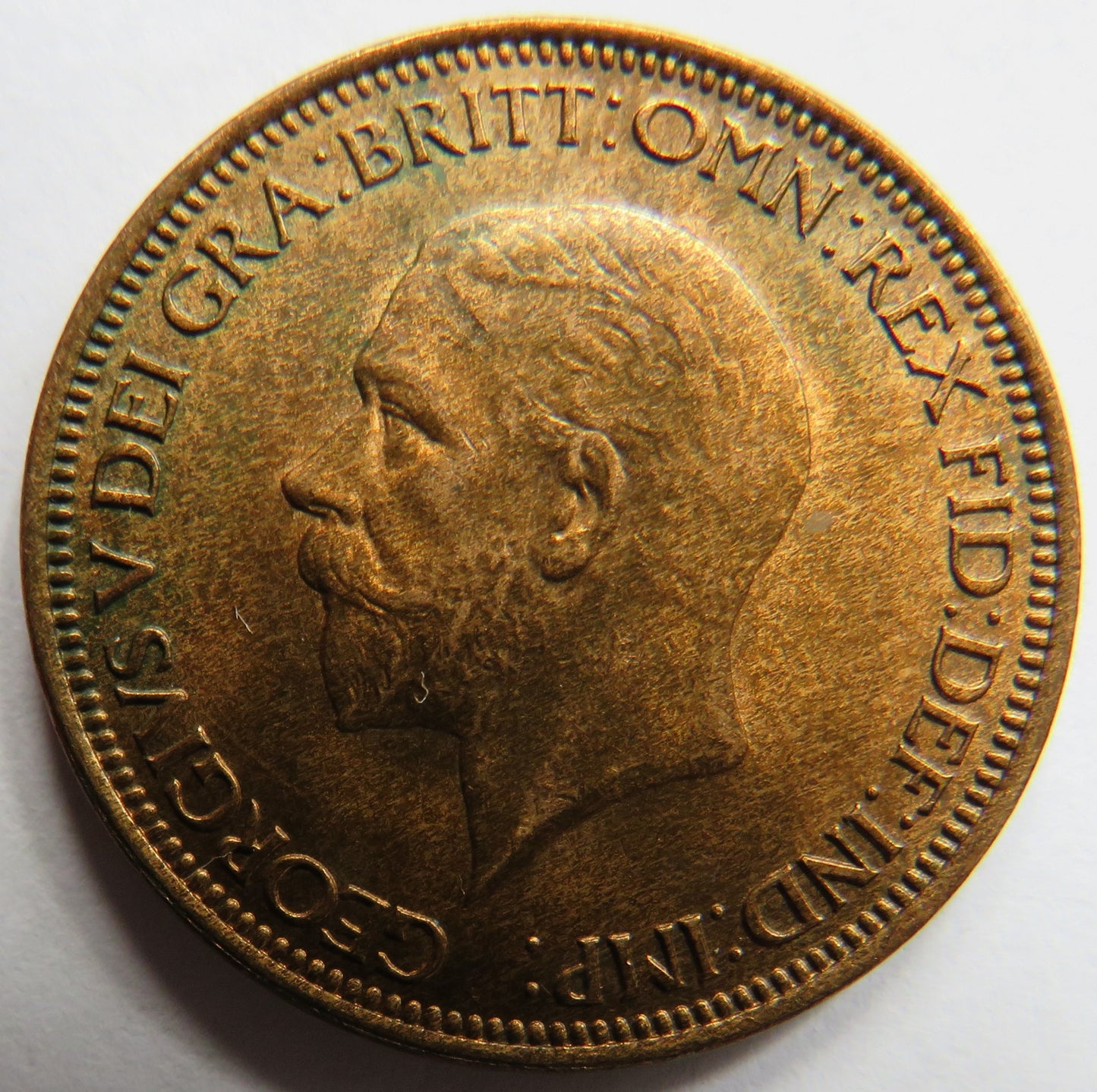 1932 King George V Halfpenny Coin In High Grade - Great Britain