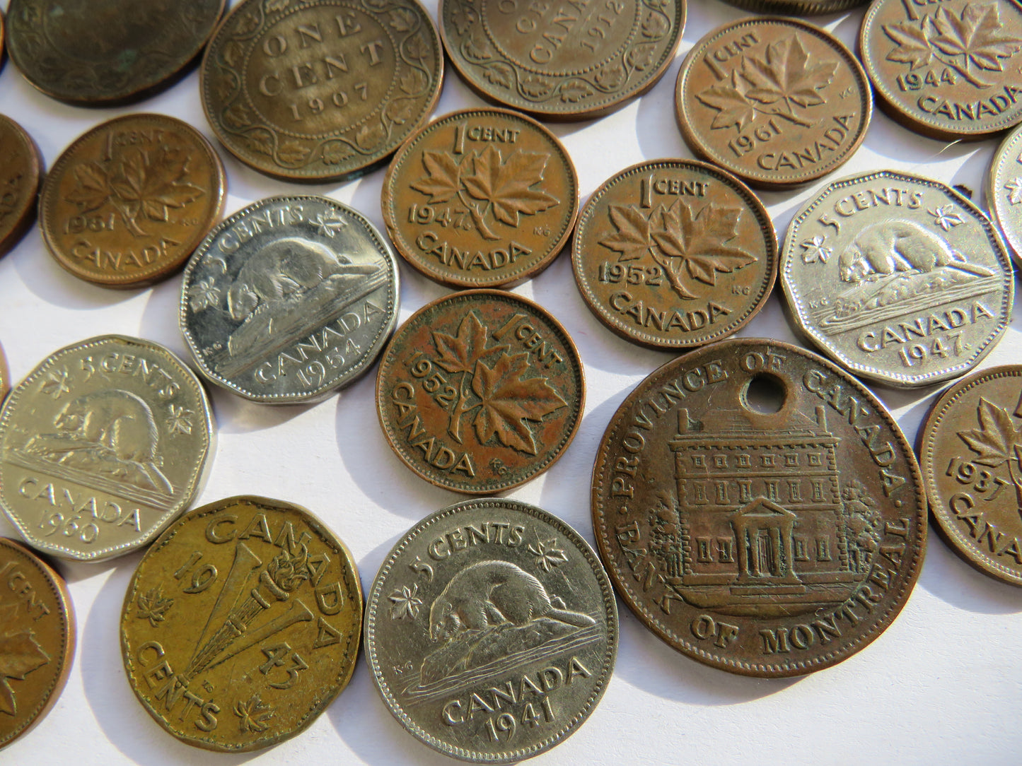 A Good Collection of Old Coins From Canada