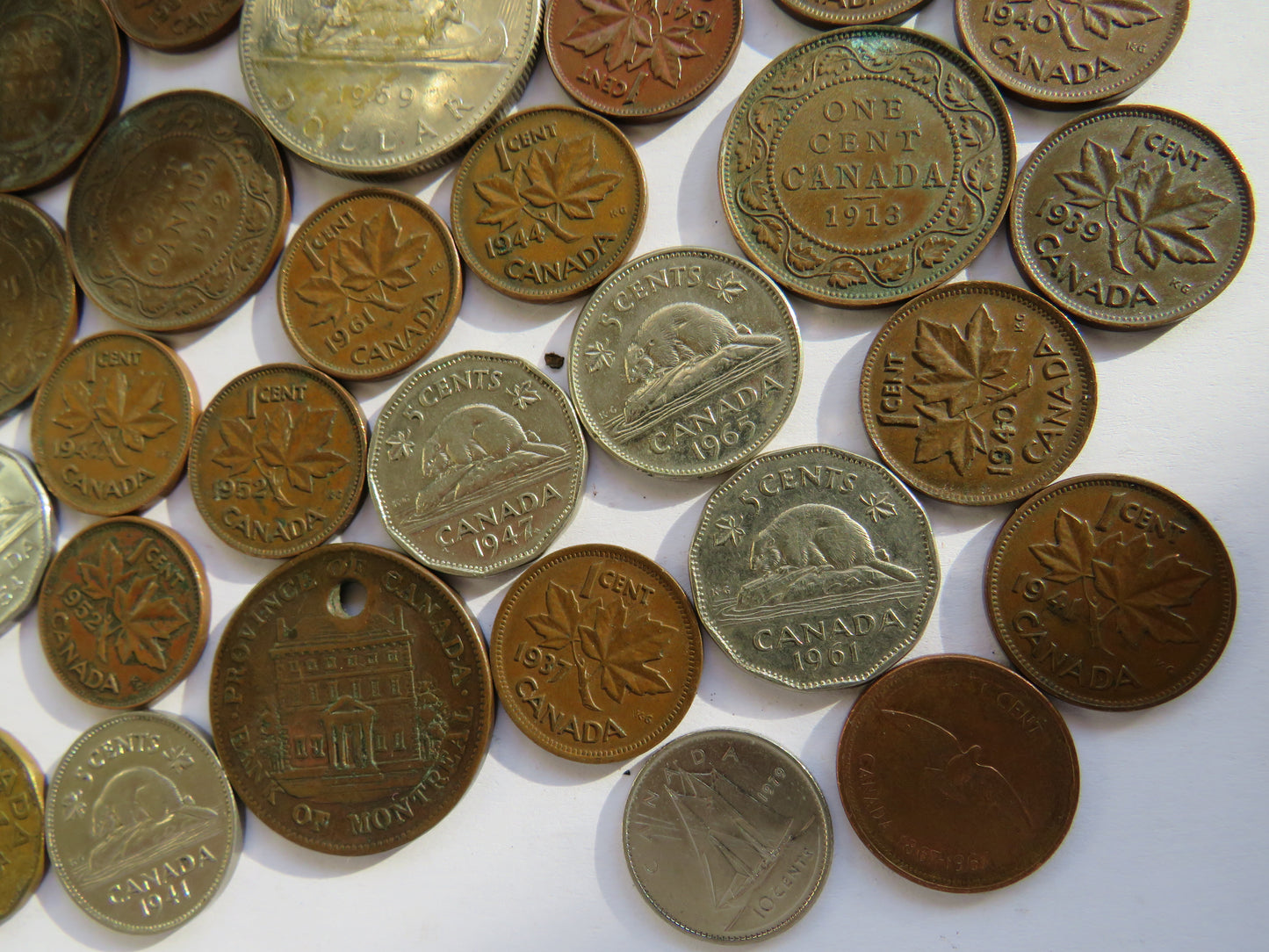 A Good Collection of Old Coins From Canada