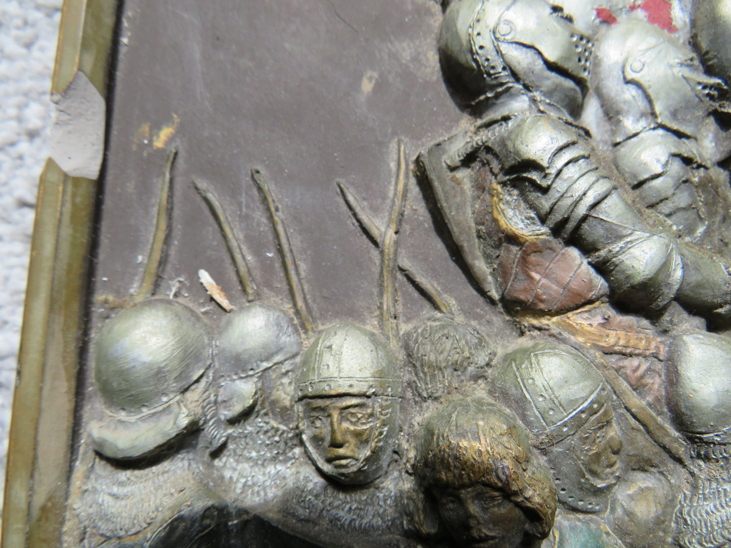 3 Medieval Knights 3d Wall Plaques By Marcus Designs Agincourt 1415,