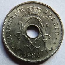 Load image into Gallery viewer, 1920 Belgium 10 Centimes Coin In High Grade
