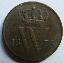 Load image into Gallery viewer, 1876 Netherlands One Cent Coin
