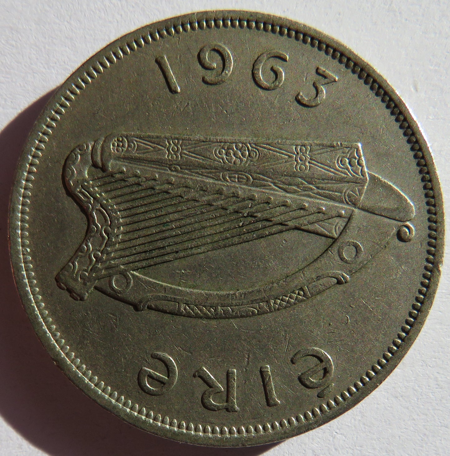 1963 Ireland Eire Halfcrown Coin