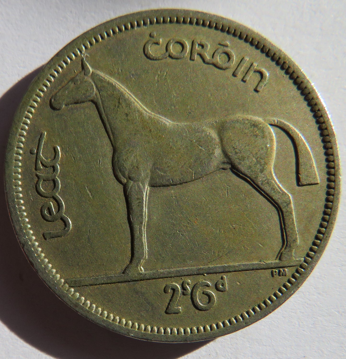 1955 Ireland Eire Halfcrown Coin