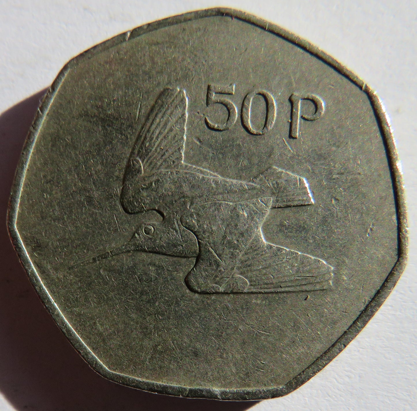 1976 Ireland Eire 50p Fifty Pence Coin