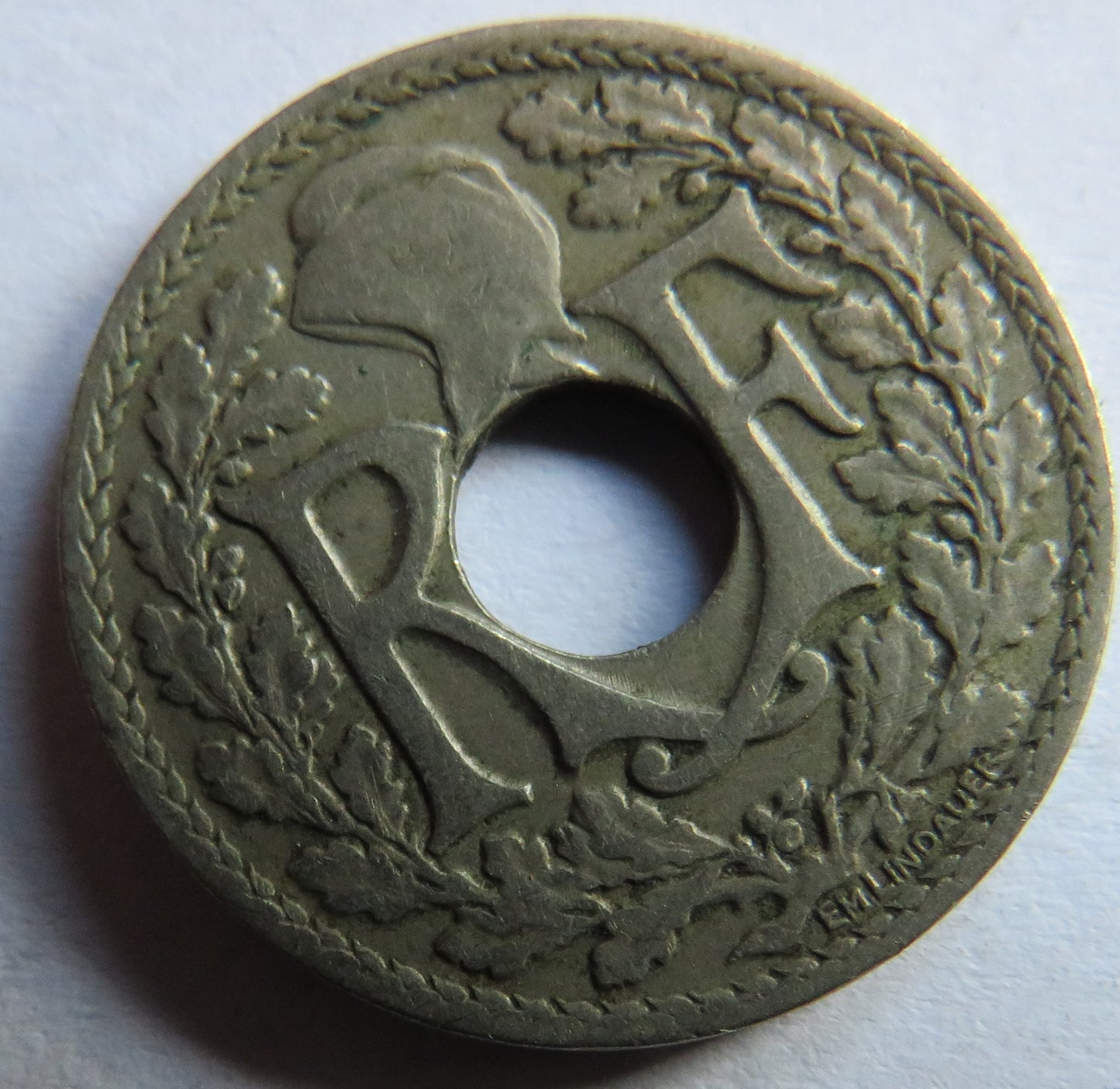 1924 France 10 Centimes Coin