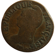 Load image into Gallery viewer, 1796-W (Lan 5 ) France 5 Centimes Coin
