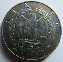 Load image into Gallery viewer, 1940 Italy 2 Lire Coin
