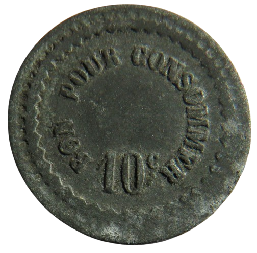 Bon Pour Consommer 10 Centimes French Token