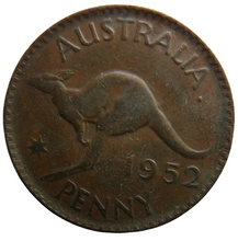 Load image into Gallery viewer, 1952 King George VI Australia One Penny Coin
