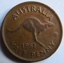 Load image into Gallery viewer, 1961 King George VI Australia Halfpenny Coin
