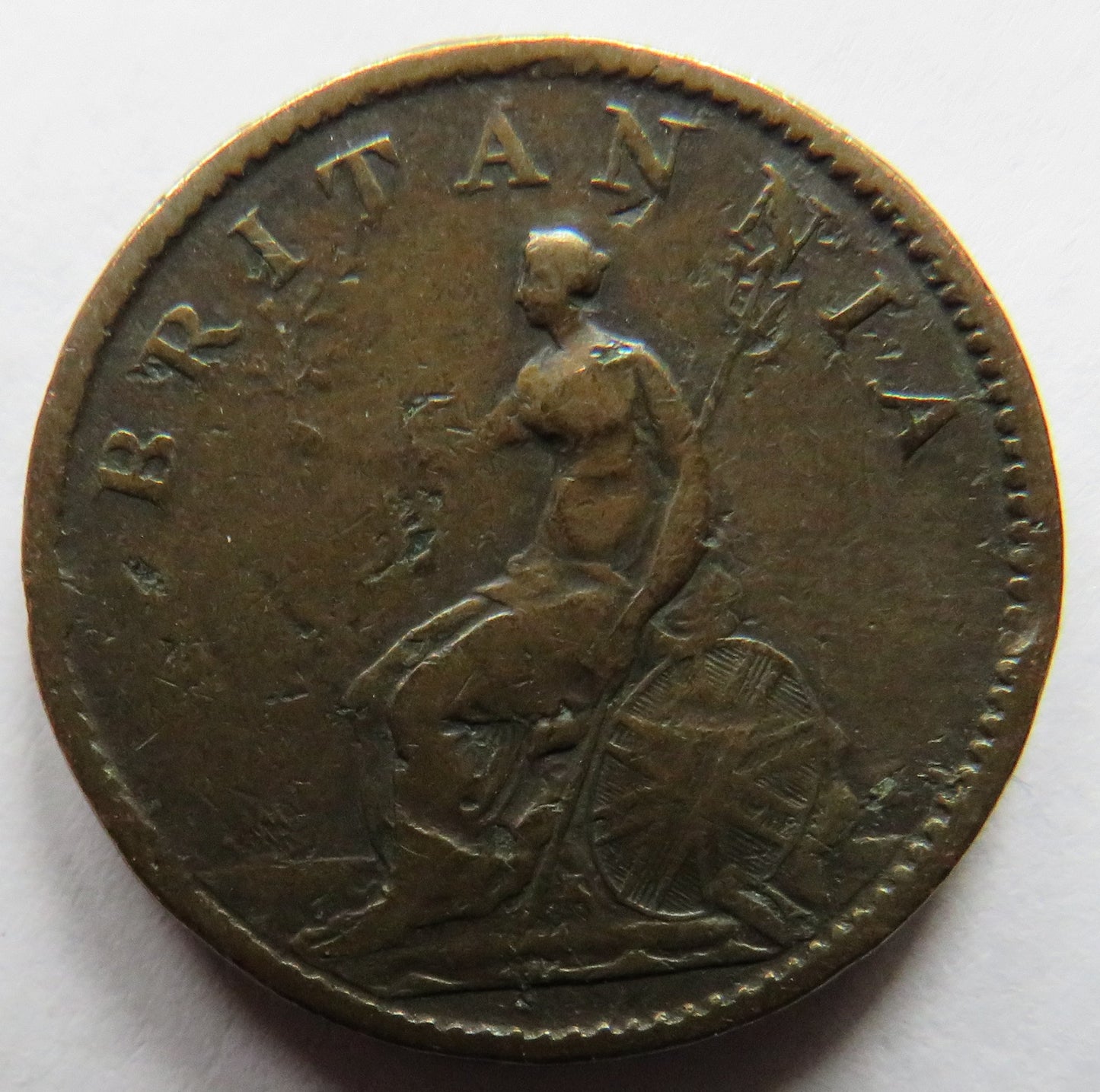 1806 King George III Farthing Coin - Great Britain