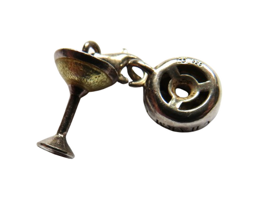 Thomas Sabo Sterling Silver Charm Champagne Glass