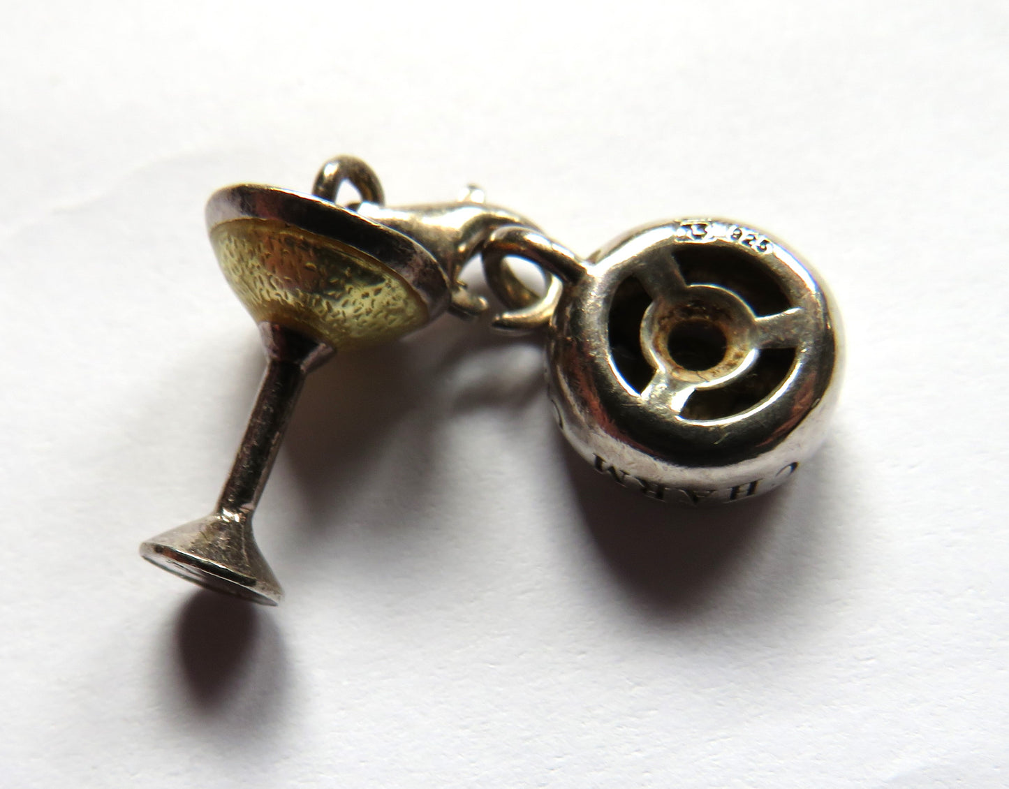 Thomas Sabo Sterling Silver Charm Champagne Glass