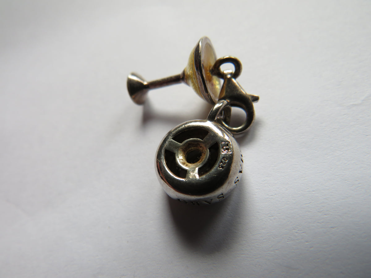 Thomas Sabo Sterling Silver Charm Champagne Glass