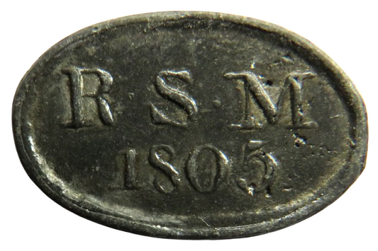 1805 R.S.M Dunblane Church Communion Token