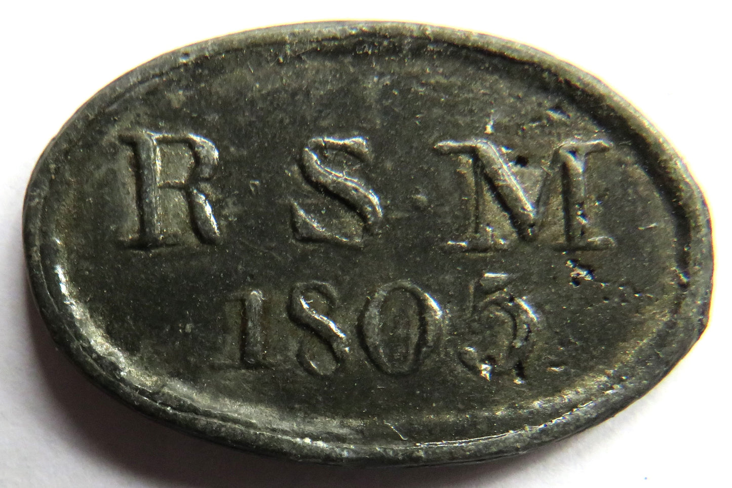 1805 R.S.M Dunblane Church Communion Token