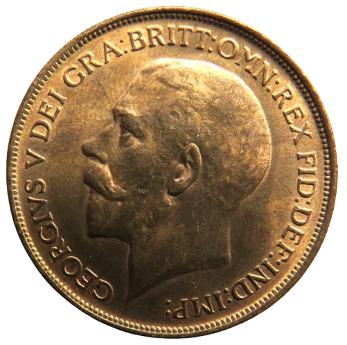 1912-H King George V One Penny Coin Unc - Scarce Date - Great Britain