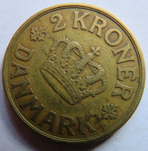 Load image into Gallery viewer, 1925 Denmark 2 Kroner Coin
