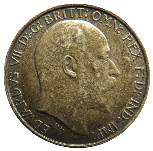 1903 King Edward VII Silver Florin / Two Shillings Coin In High Grade