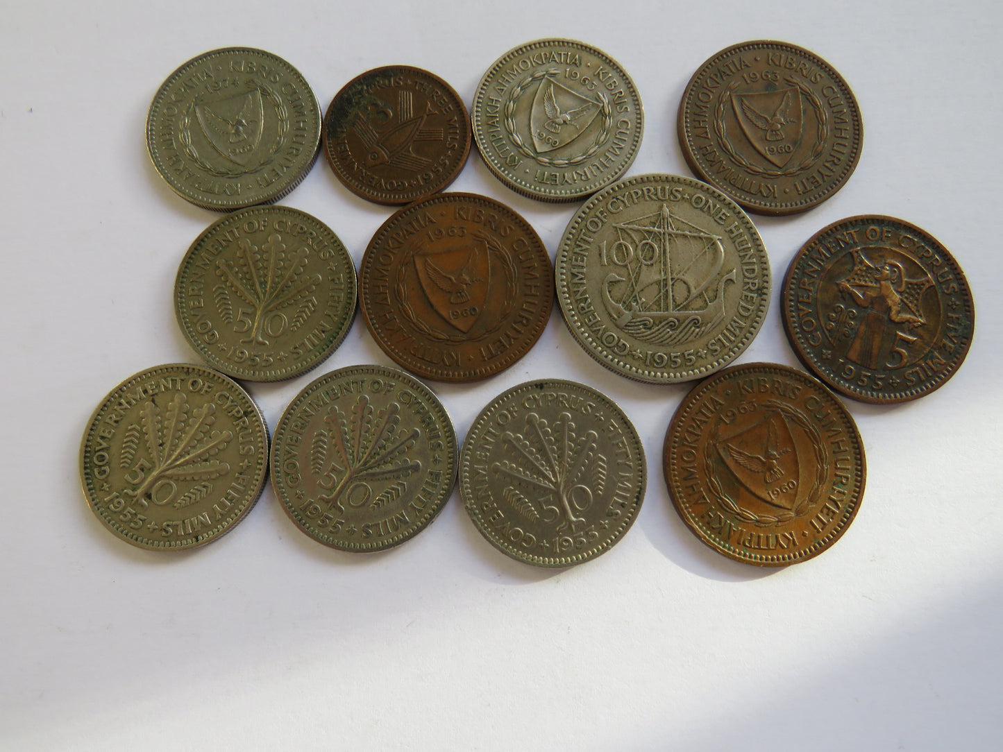 A Small Collection of Old Coins From Cyprus